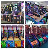 Pièces de monnaie électroniques en gros d'usine font fonctionner des machines de basket-ball de console Machine de basket-ball d'arcade de club de minuit pour enfants d'intérieur