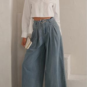 Nueva Llegada Otoño, Top Corto Tejido de Alta Calidad, Estilo Vintage con Cuello, Manga Larga, Algodón, Adornado con Pedrería - Product Image 4