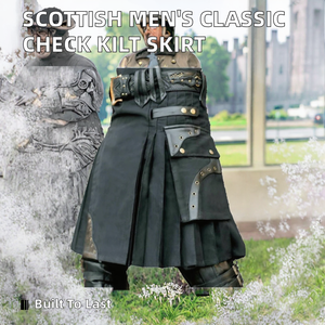 Nouveau Kilt Traditionnel Écossais pour Homme, Motif à Carreaux, Style Classique Rétro, pour Costume de <span class=keywords><strong>Film</strong></span>, Télévision, Halloween, <span class=keywords><strong>Adulte</strong></span> - Product Image 2