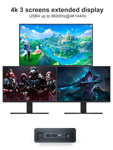 Mini <span class=keywords><strong>PC</strong></span> <span class=keywords><strong>Gamer</strong></span> AMD Ryzen 7 7840HS de Fábrica a Precio Económico, 2*DDR5 5600MHz, PCIE, Thunderbolt4, Windows 11, Computadora Portátil para Juegos con WiFi6 - Product Image 6