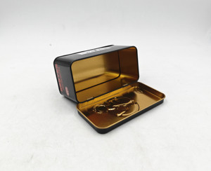 Cấp thực phẩm biểu tượng tùy chỉnh kim loại hình chữ nhật <span class=keywords><strong>tin</strong></span> với bản lề Nắp trà cà phê kẹo bao bì - Product Image 5