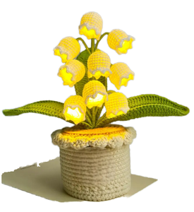 ดอกไม้ถักไหมพรมหลากสีสันแบบหลายหัว รุ่นใหม่ล่าสุด ตกแต่งกระถางดอกลิลลี่วัลเลย์ สำหรับเทศกาลตรุษจีน - Product Image 2