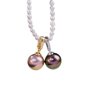 Accesorios de Perlas DIY para Moda Femenina, Colgante de Plata S925, Cuentas de 11-13 mm, Componentes de Joyería con Forma de Gorro de Navidad - Product Image 5