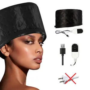 Usb Verwarming Stoom Cap Haarverzorging Hot Deep Conditioning Head Spa Cap Haarverzorging Verwarming Cap Elektrische Verwarming Haar Hoofddeksels