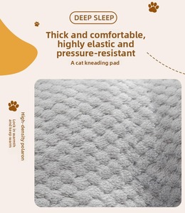 Oversized Thickened Orthopedic Pet Bed Velvet Corduroy Dual-<b>Sided</b> Anti-Skid Washable Winter Warm Plush for Cats & Dogs - Product Image 4