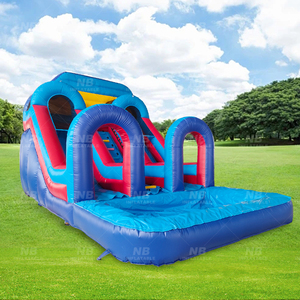 Outdoor <b>Inflatable</b> Double Lane Slide Water Commercial for Adult Water Slide Outdoor <b>Inflatable</b> Double Lan - Product Image 2