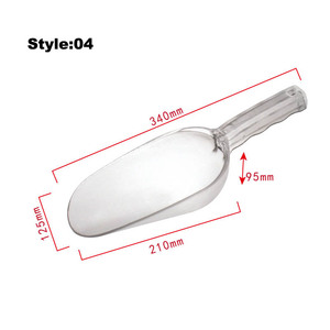 Rõ Ràng Nhựa Acrylic Dài Xử Lý Tiện Ích Nhà Bếp Thanh Phụ Kiện <span class=keywords><strong>Scoop</strong></span> Cho Kẹo Bột Đá Khô Xô Cho Drinkware Phụ Kiện - Product Image 2