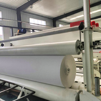 Géotextile non-tissé aiguilleté en fibres courtes de polyester/PP, tissu spunbond résistant à la déchirure, anti-âge, pour drainage