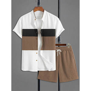 <span class=keywords><strong>Conjunto</strong></span> de camisa de vacaciones Hawaiana para <span class=keywords><strong>hombre</strong></span> de sublimación con diseños de impresión únicos pedidos mixtos aceptados Proveedor Dropshipping - Product Image 4