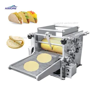 Vollautomatische industrielle getreidemehl-, mais-, mexikanische tortilla-maschine tacco roti-maschinepresse brot getreideprodukt tortilla herstellungsmaschinen