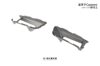 Rejilla de Entrada de Aire para Parachoques Delantero para Porsche Cayenne 9Y0.1 2018 2019 2020 2021 2022 2023, 9Y0807161 9Y0807162