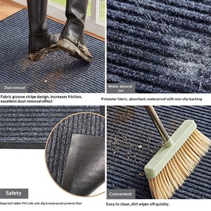 Tapete de PVC para Entrada, Antideslizante, Absorbente de Agua, Tapete para Pies, Alfombra para Entrada de Hotel Comercial, Lavable a Máquina - Product Image 4