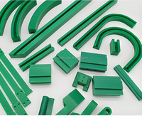 Bandes de guidage incurvées en UHMWPE pour convoyeurs, idéales pour les usines de fabrication