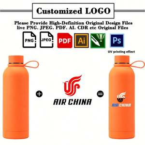 Wholesale Custom Drinking Insulated Stainless Steel Double Wall <b>Hot</b> 500ml <b>Water</b> <b>Bottle</b> <b>With</b> <b>Cover</b> - Product Image 4