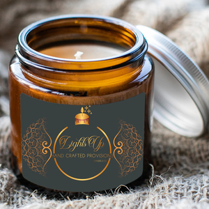 Tùy Chỉnh Nến Nhãn Logo Dính Kết Cấu Giấy Vàng Lá Dập Vinyl Sticker In Ấn Thơm Nến Jar Bao Bì Nhãn - Product Image 2