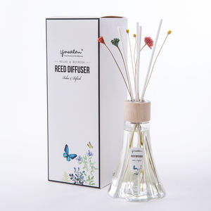 100ml vente chaude bâton <span class=keywords><strong>de</strong></span> parfum personnalisé ménage bureau maison <span class=keywords><strong>fleur</strong></span> rafraîchissement <span class=keywords><strong>de</strong></span> l'air ensemble d'arôme diffuseur <span class=keywords><strong>de</strong></span> roseau huile cristal bouteille en verre - Product Image 2