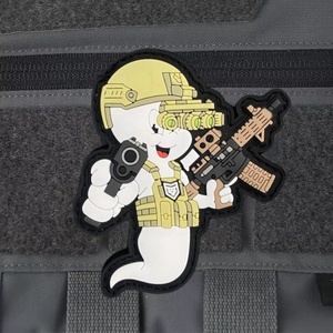 <span class=keywords><strong>Casper</strong></span> con cenni in PVC Morale toppa toppe tattiche ricamate 3D tela per abbigliamento zaino fascia da braccio adesivi - Product Image 5