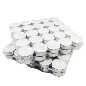 Bán Buôn Trang Trí Nội Thất Paraffin Wax Made Trắng Tealight Nến