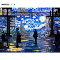 Pantalla Led de pared con efecto 3D P3.91mm, Panel portátil de inmersión 4K 8K, pantalla de fondo de estudio de grabación Virtual Visual