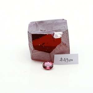 DS Gems Facetine brute synthétique Nano Sital Crystal Stone # A-9100 Tourmaline Rose Gemstone - Product Image 5