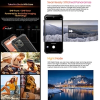 Smartphone Blackview BV5300 Plus de haute qualité, original, 8 Go + 128 Go, 6,1 pouces, étanche, téléphone mobile Android 13, NFC, double SIM, 4G