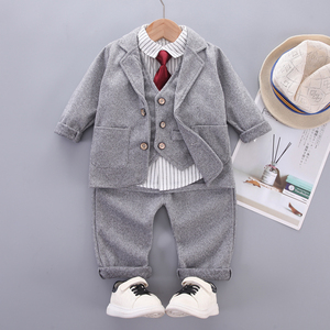 2021new popolare di modo primavera e autunno ragazzi three-piece del vestito è adatto per il partito formale vestiti di usura dei bambini - Product Image 6