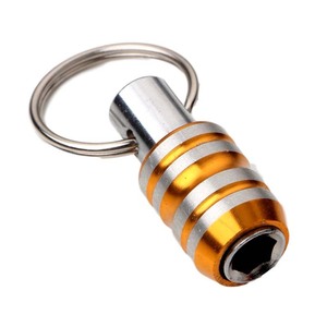 Tian Shu Keychain Extension Rod 1/4 Inch Hex Socket Stainless Steel Quick Change Tool For Bike Repair - Product Image 3