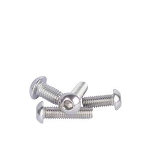 Tùy chỉnh thép không gỉ <span class=keywords><strong>iso7380</strong></span> nút Đầu ổ cắm vít | Đồng bằng kết thúc Lớp 4 Metric chủ đề (M3-M12) OEM/ODM có sẵn - Product Image 5