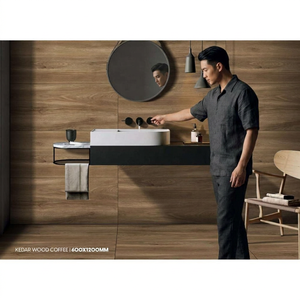 Crema Wood Effect Porcelain <b>Tiles</b> 600x1200mm Natural Texture Non Slip Large Format Floor Wall - Product Image 4