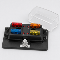 Boîte à fusibles à 4 voies avec indicateur LED pour fusible dévidé