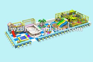 BHID 28 indoor game indoor play <span class=keywords><strong>zone</strong></span>, playground, Ball pit Slide combined - Product Image 5