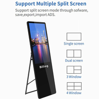 Dragonworth Indoor LCD Digital Signage Kiosk 43/49/55 Inch Portable with Graphics Support for Elevator and Retail Advertising