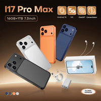 Nouveau Smartphone Étanche I17 Pro 5G 2025 – Version Prix Usine – Caméra Avant 78MP, Caméra Arrière 108MP, Android 15, Écran HD, Processeur Deca-Core
