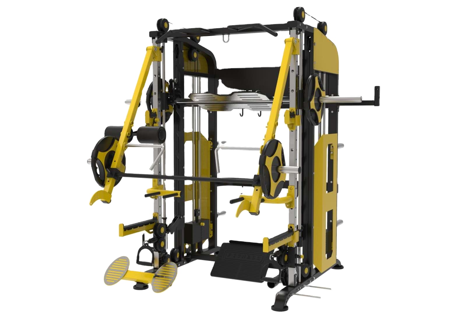 Jaune combiné avec le noir