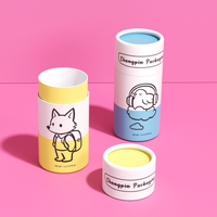 Emballage en carton kraft biodégradable écologique Déodorant Parfum Déodorant en stick Rouge à lèvres Tube en papier pour baume à lèvres