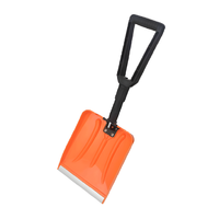 Vente directe d'usine Wolin, pelle à neige pliable, poignée en aluminium en forme de D, durable, portable, pelle carrée, pousse-neige d'extérieur