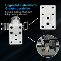 Module de chauffage Hotend de remplacement pour imprimante 3D Bambu Lab A2L, avec résistance céramique 100K NTC et base à fixation rapide