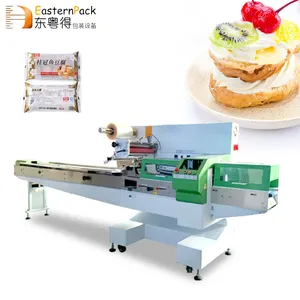 Multifunctioneel Automatisch De Beste Kussen Mini Cup Gesneden Kaas Cake Bakkerij Spons Madeleine Cake Verpakkingsmachine