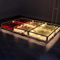 LFB1509-7 Infinite Luckygoods 3D LED Tanzboden Magnetisch 60x60 LED Tanzflächen-Panel mit Blumen für Hochzeit Disco Bühnendekoration