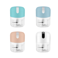 Hachoir à légumes électrique, mini hachoir à ail, robot culinaire 250 ml, rechargeable par USB, hachoir portable pour la cuisine, CE RoHS