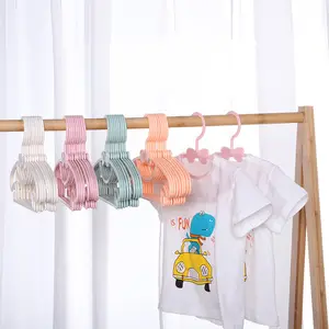 Hot Koop Kinderen Hangers Plastic Kleerhangers Voor Kids Antislip