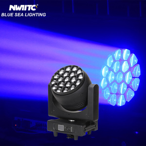19pcs 40w BEE EYE Rotation Pixel Zoom Wash LED Lumière principale mobile avec réseau pour EDM Festival Touring Hotel Theme Park Wedding - Product Image 1