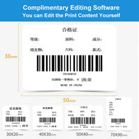 Untuk Printer Label Barcode Thermal Antarmuka USB Garansi 1 Tahun Ukuran Kertas Maksimal 16mm-82mm SDK Tersedia Harga Kompetitif