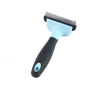 Strumento di Dematting pettine professionale per cani e gatti in ABS, eliminatore di pellicce pettine ergonomico leggero per la toelettatura dei capelli del gatto pettine quotidiano - Product Image 6