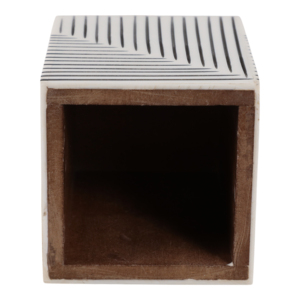 Organizzatore da scrivania decorativo con righe a coste per l'organizzazione del desktop di casa e ufficio e l'arredamento dello spazio di lavoro - Product Image 6