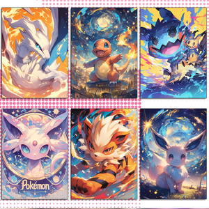 Boîte Cadeau de Cartes Pokémon Rares en Cristal, Packs de Boosters et Boîtes de Collection, Édition Chinoise, Non TCG, avec Tabs Déchirables, Premier Partenaire, Meilleures Ventes, Rêve - Product Image 4