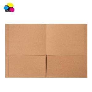 Fornitore della cina di Formato Lettera Kraft 25 pz/scatola <span class=keywords><strong>100</strong></span> Foglio di Capacità Doppia/Due Tasche Cartella di File di Carta - Product Image 5