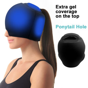 Vente en gros pas cher réutilisable Ice <span class=keywords><strong>Gel</strong></span> Pack The Band Maux de tête Chapeau Chaud de haute qualité Soulagement de la migraine Thérapie par le froid Head Wrap - Product Image 1