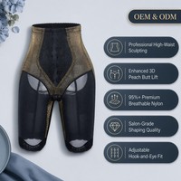 Nahtlose Hochtaillierte Po-Formende Shapewear für Frauen Bauchkontrolle Po-Lifter Shapewear-Shorts Übergröße Damen Hochtaillierte Shapewear