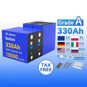 Gotion 330AH LiFePO4 Hücre <span class=keywords><strong>3</strong></span>.2V A Sınıfı Lityum Pil 6000 Döngü Enerji Depolaması RV Forklift için - Product Image 5